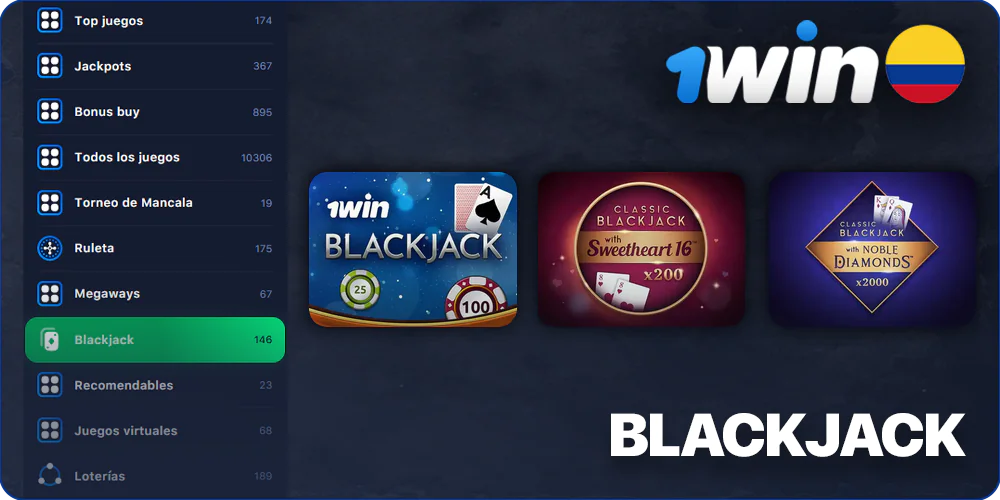 Juega a las Blackjack en 1Win Casino