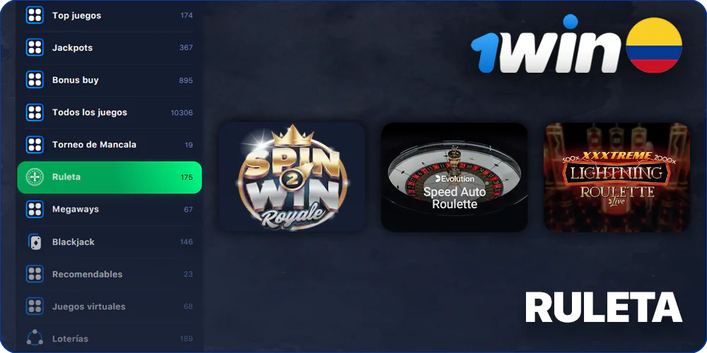 Juega a la Ruleta en 1Win Casino