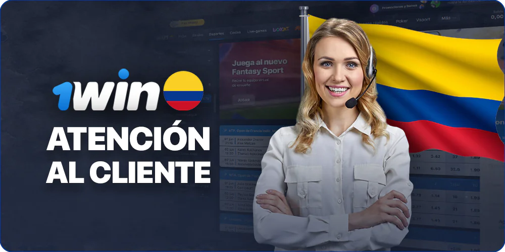 Apoyo a los jugadores colombianos en 1Win